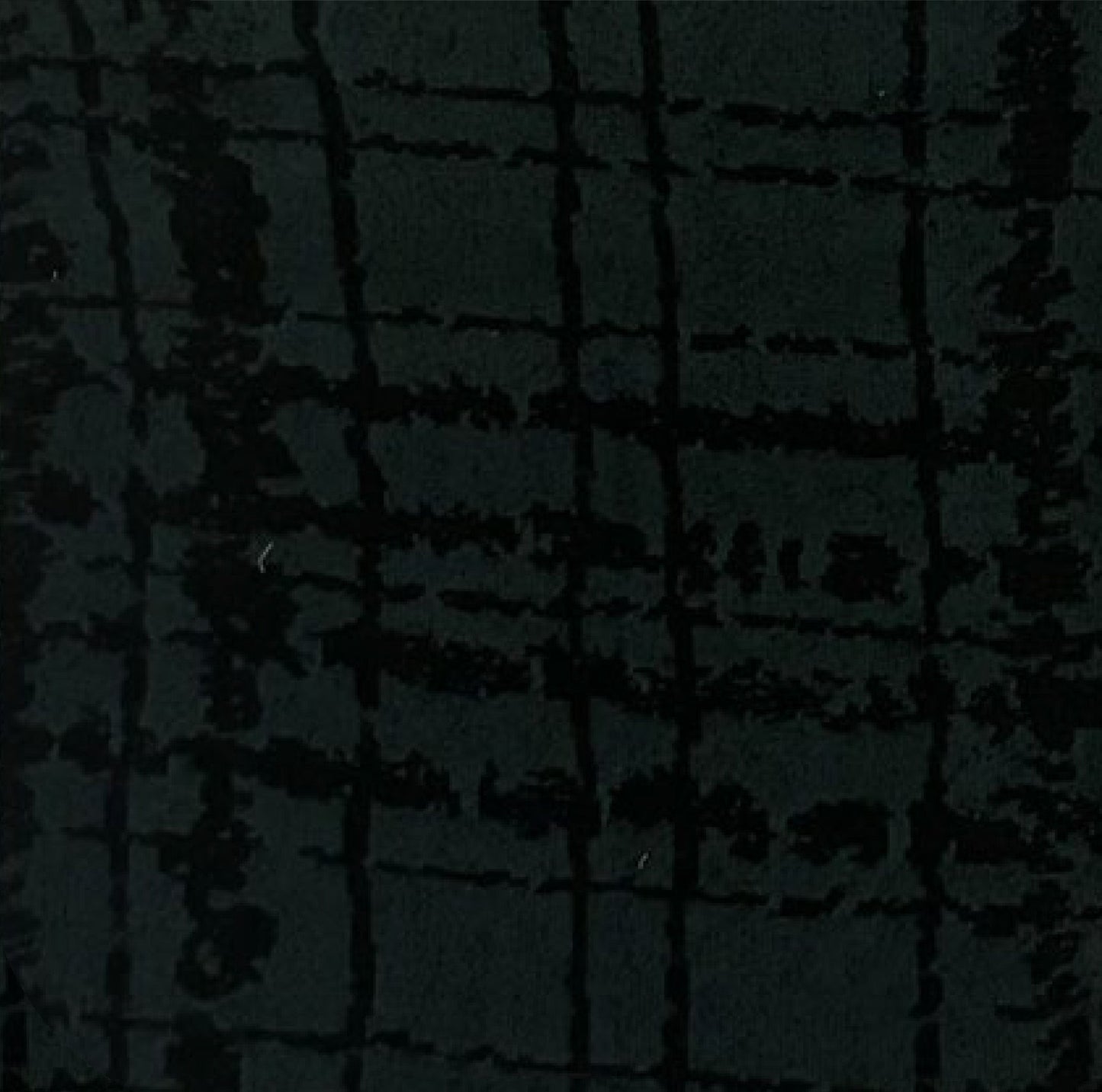 SiSi Fog Collant - Dark green matte opaque fashion tights with a black tartan/plaid style pattern swatch.