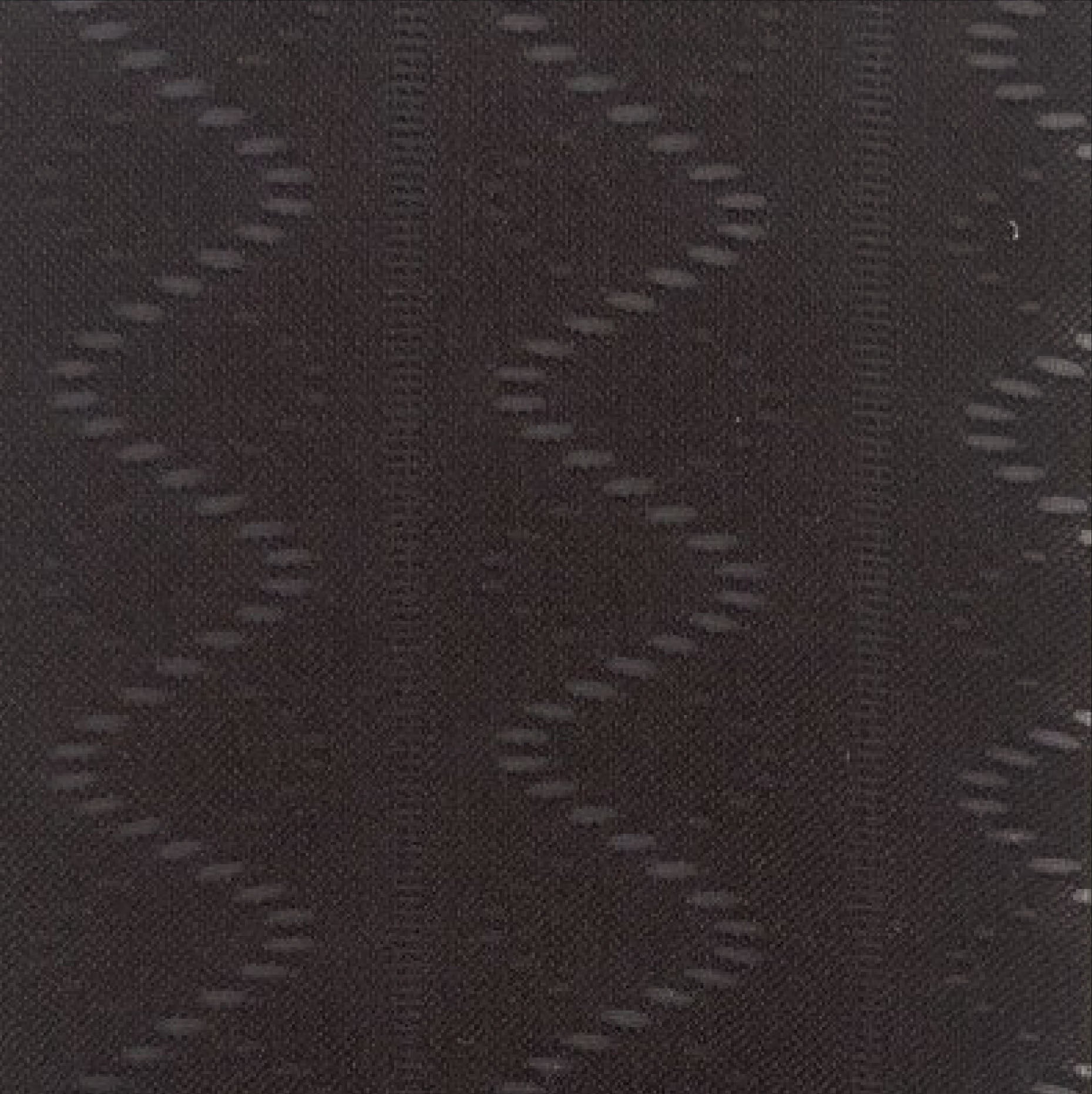 SiSi 1797 Crochet swatch - Soft opaque dark brown fashion tights with a sheer stripe and wavy dotted perforated style horizontal pattern.