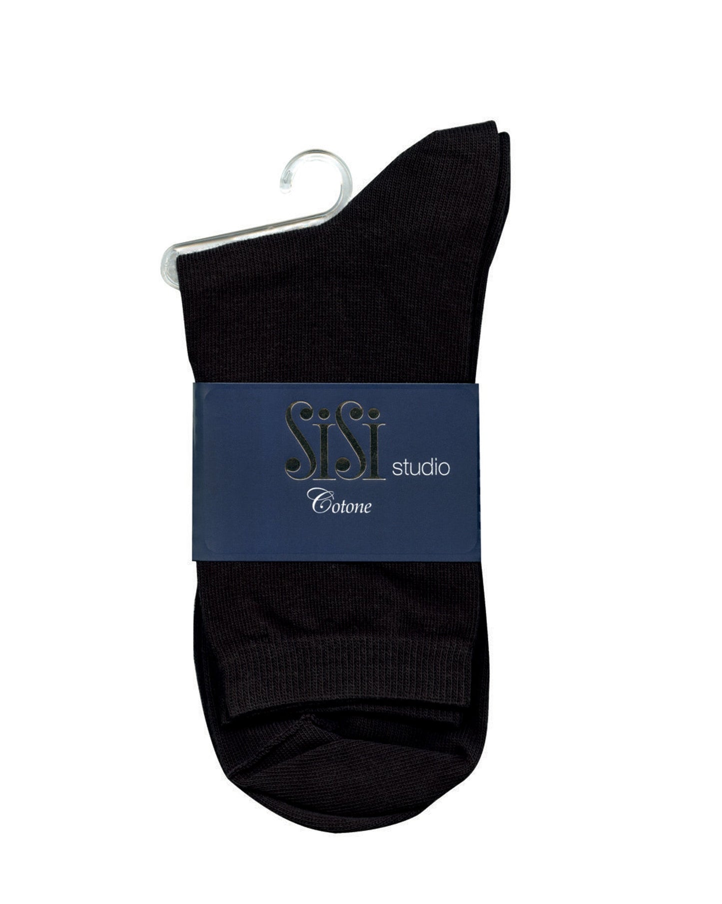 SiSi Soft Cotton Calzino - Women's soft cotton ankle socks with shaped heel, flat toe seam and elasticated cuff. Packaging